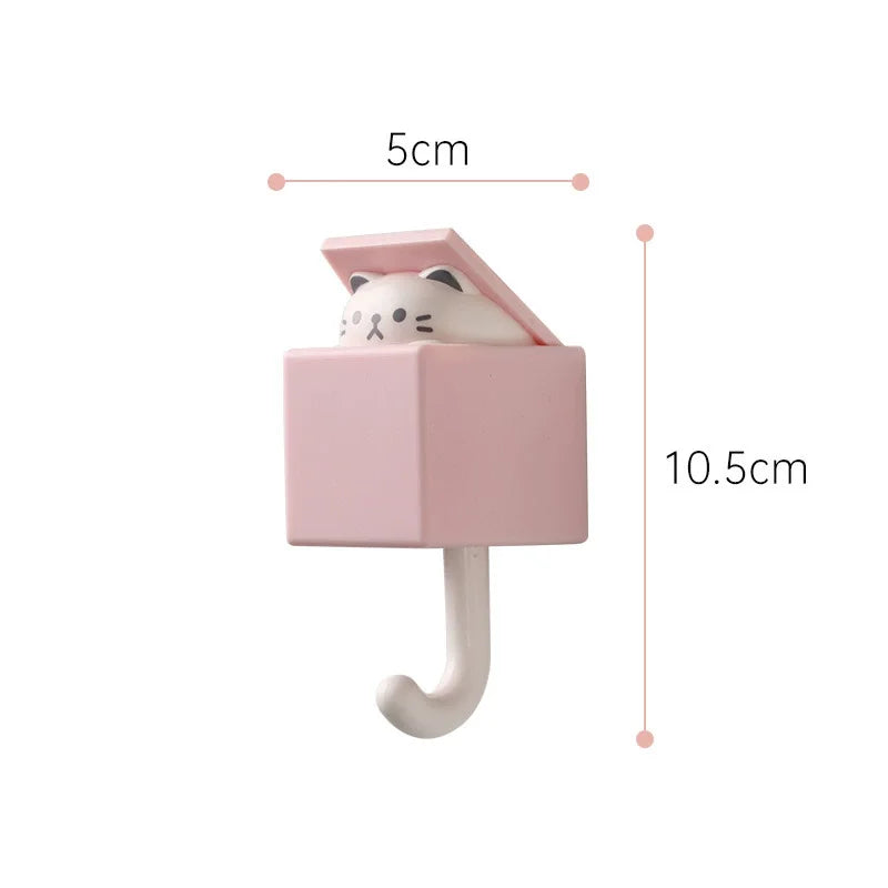Patère Murale Adhésive Animaux Enfant – Porte-Manteau Sans Percer