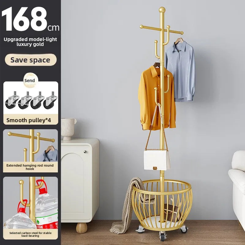Porte-Manteau sur Pied Métal Design Moderne – Chambre Sans Fouillis