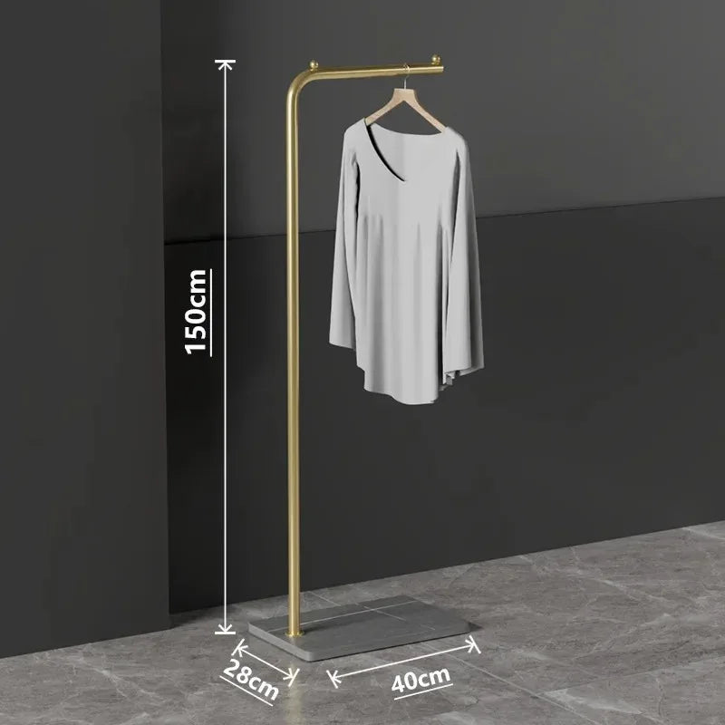 Porte-Manteau sur Pied Métal Perroquet – marbre stable pour entrée