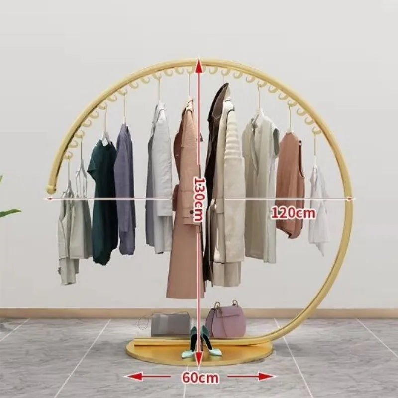 Freestanding Metal Coat Rack – ideal for entryway, stable base