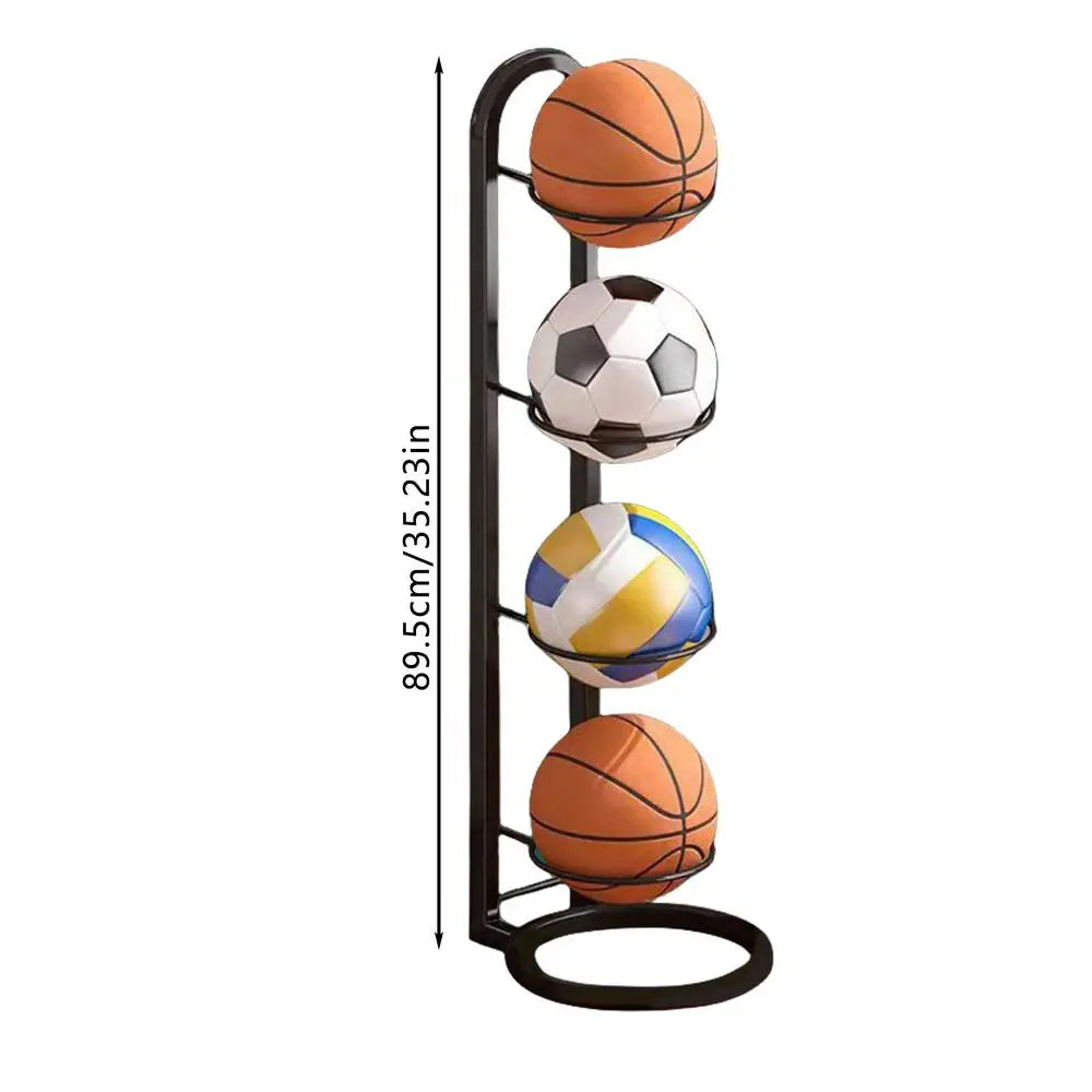 Porte-Ballons Sur Pied Métal – Rangement Basket Foot Volley Chambre