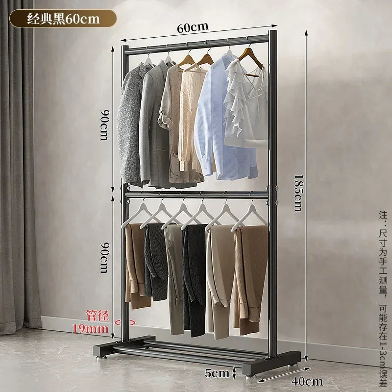 Porte-Manteau sur Pied Métal Pliable – penderie mobile pour chambre