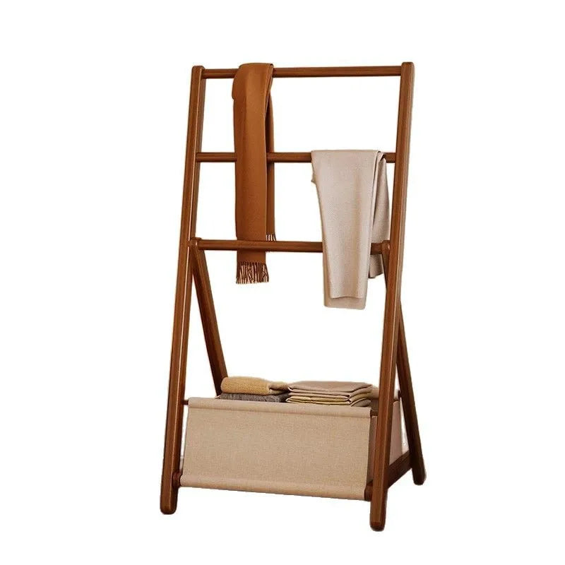 Porte-Manteau sur Pied Bambou Pliable Chambre – se plie en 10 s