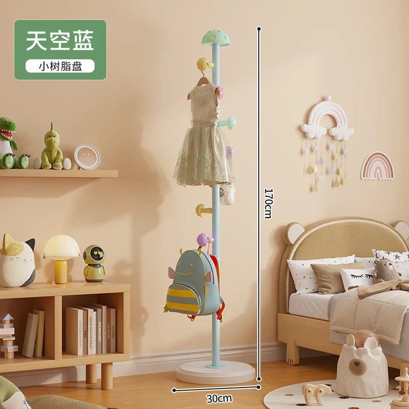 Porte-Manteau Enfant sur Pied en Bois – Chambre Rangée Sans Effort