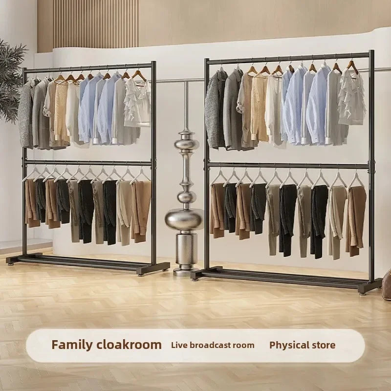 Porte-Manteau sur Pied Métal Pliable – penderie mobile pour chambre