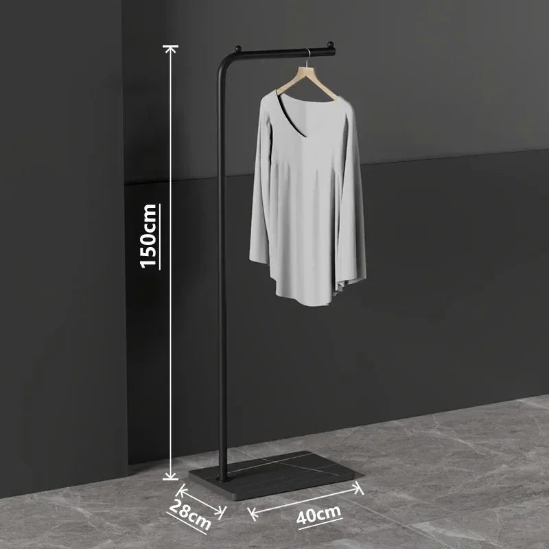 Porte-Manteau sur Pied Métal Perroquet – marbre stable pour entrée