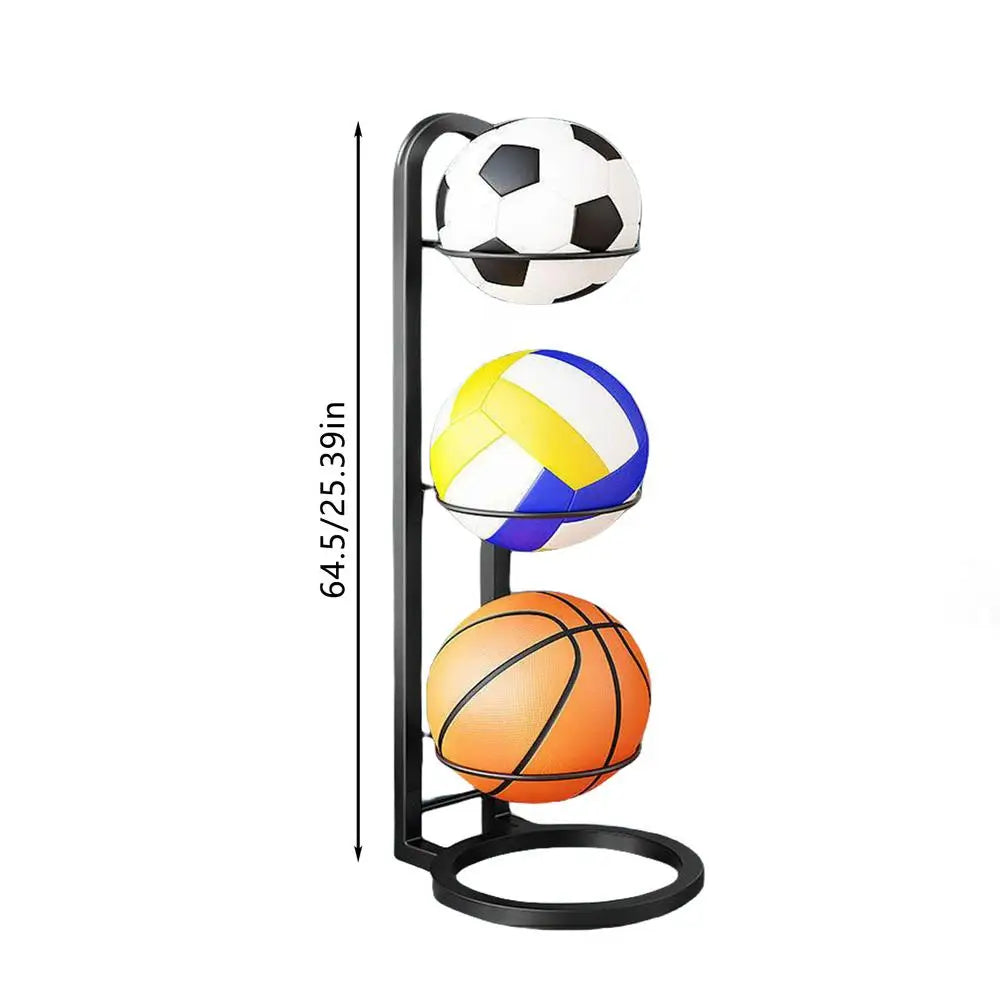 Porte-Ballons Sur Pied Métal – Rangement Basket Foot Volley Chambre