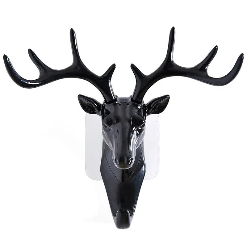 Porte-Manteau Mural Cerf Vintage – Patère Originale Déco d'Entrée