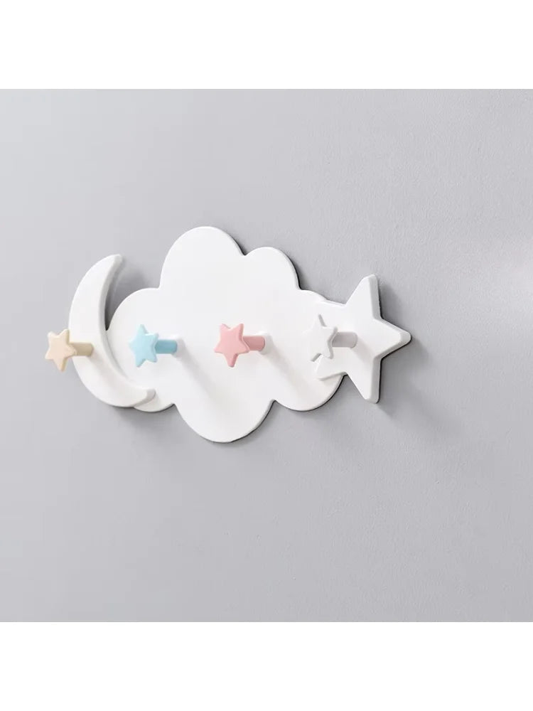 Patère Murale Nuage Adhésive Sans Percer – Manteaux, Sacs & Serviettes