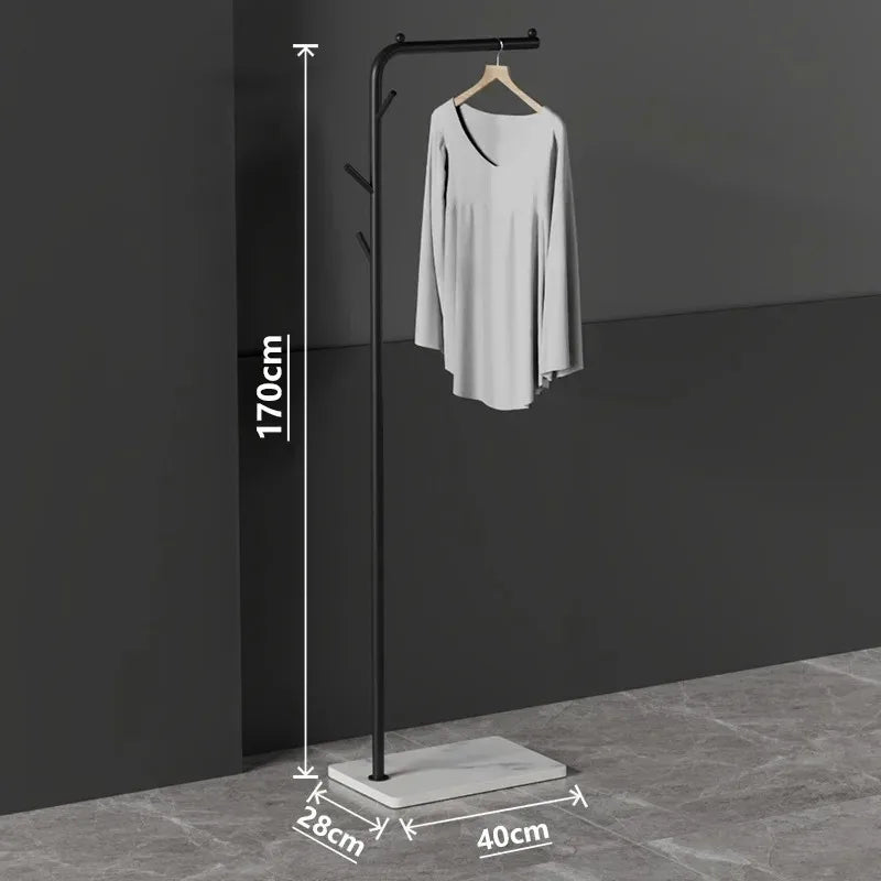 Porte-Manteau sur Pied Métal Perroquet – marbre stable pour entrée