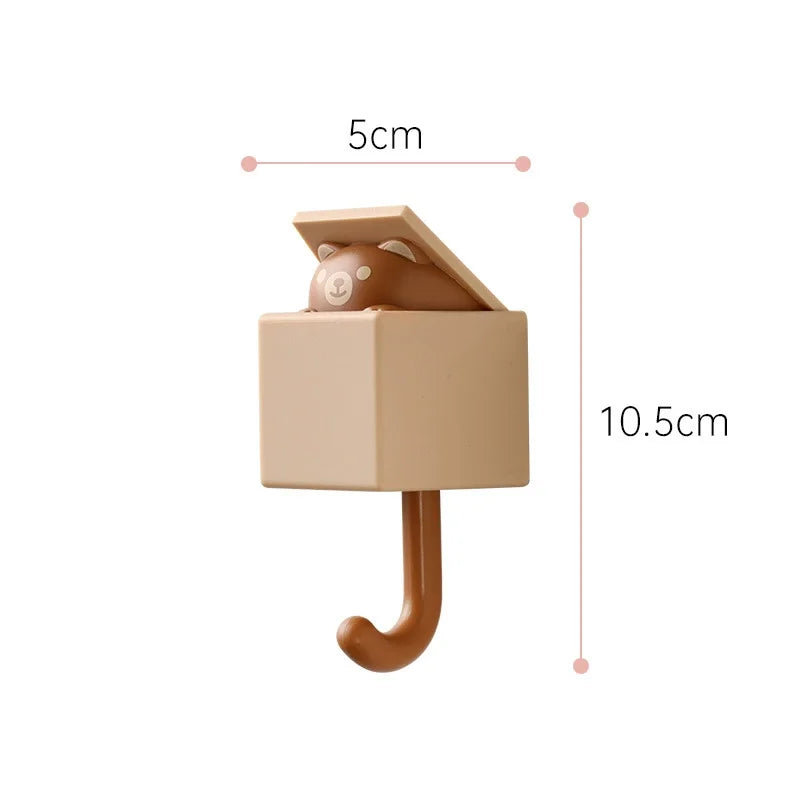 Patère Murale Adhésive Animaux Enfant – Porte-Manteau Sans Percer