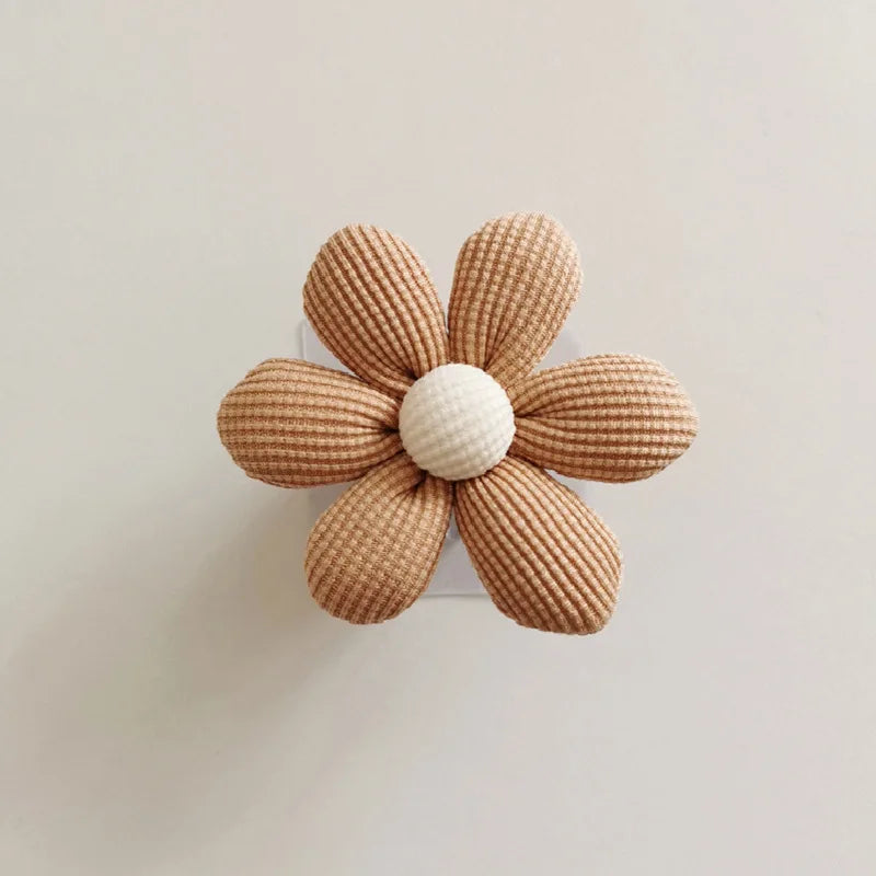 Porte-Manteau Mural Enfant Bois – Patère Fleur Adhésive Sans Percer