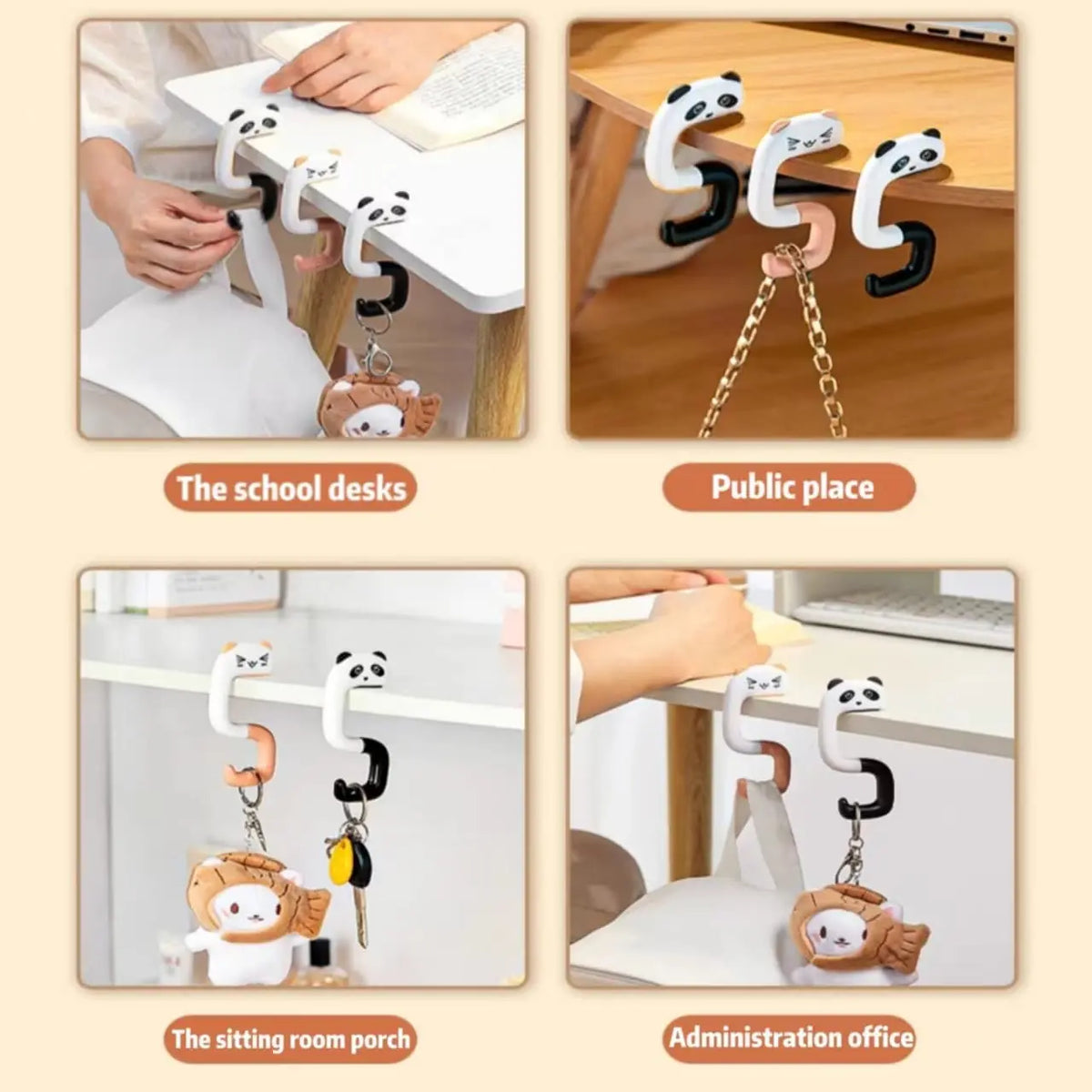 Foldable Handbag Hook for Table – Keep Your Bag Clean at the Restaurant