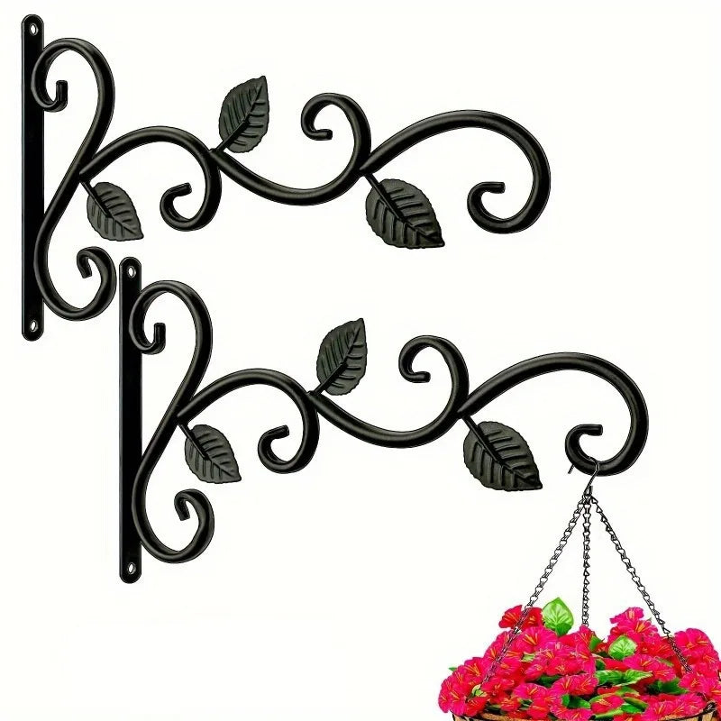 Patère Murale Fer Forgé Extérieur – Porte-Manteau Jardin et Entrée