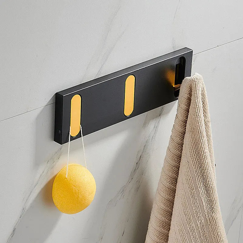 Patère Murale Pliable Métal – Porte-Manteau Invisible 5 Crochets