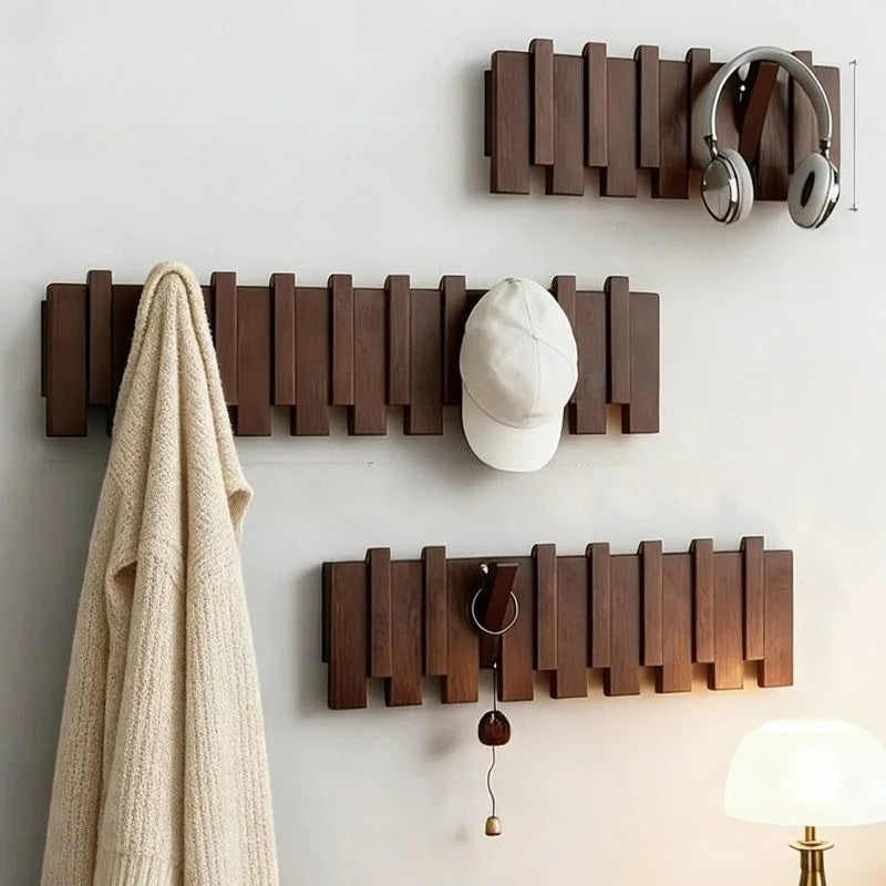 Meuble Porte-Manteau Bois Massif Aimanté – Vestiaire Grande Capacité