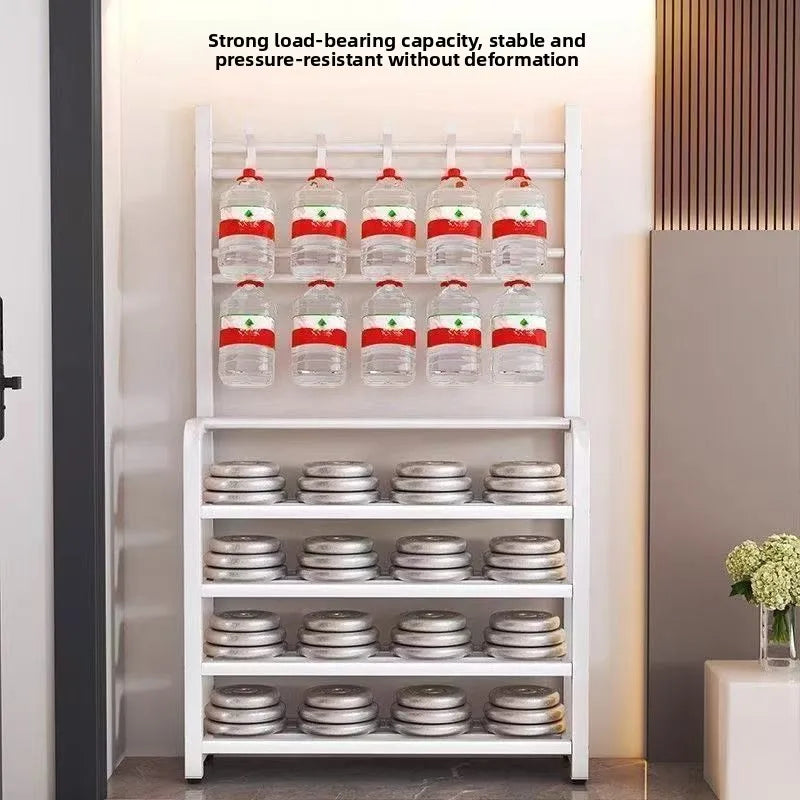 Multi-Tier Metal Shoe Rack – Space-Saving Storage