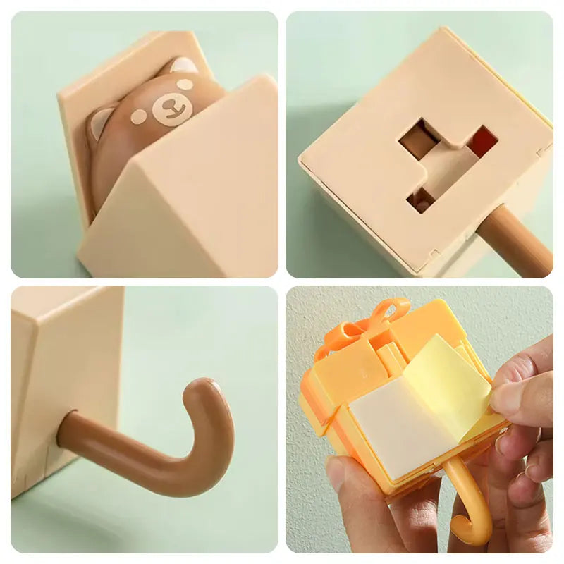 Patère Murale Adhésive Animaux Enfant – Porte-Manteau Sans Percer
