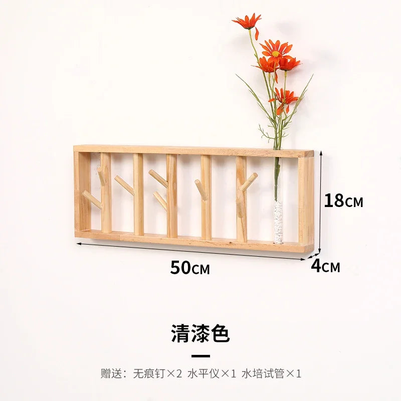 Porte-Manteau Mural Bois Étagère Design – votre entrée enfin rangée