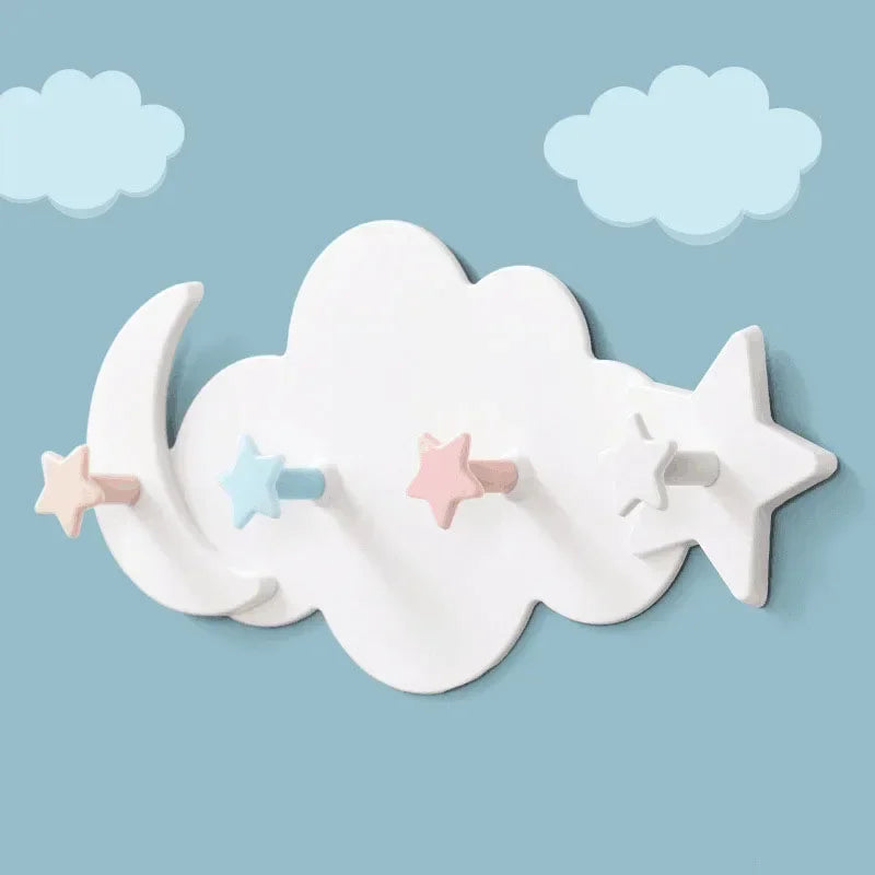 Patère Murale Nuage Adhésive Sans Percer – Manteaux, Sacs & Serviettes