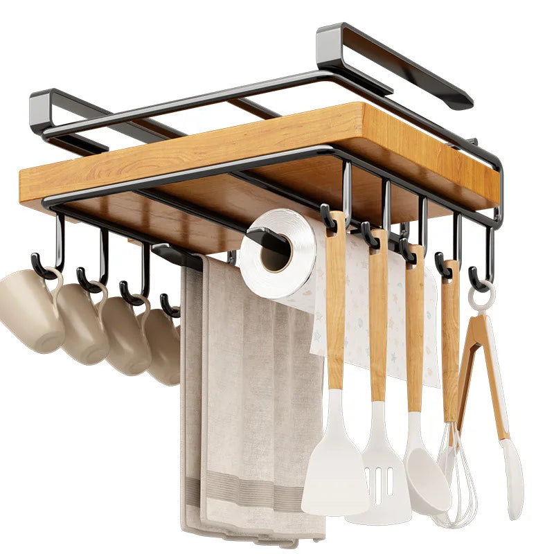 Rangement Suspendu Cuisine Métal – Sous Meuble, Sans Perçage