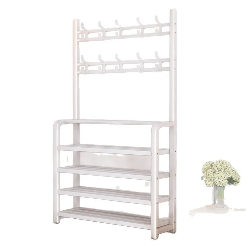 Multi-Tier Metal Shoe Rack – Space-Saving Storage