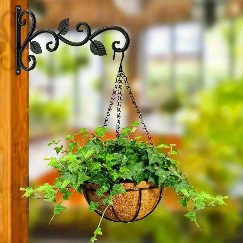 Patère Murale Fer Forgé Extérieur – Porte-Manteau Jardin et Entrée