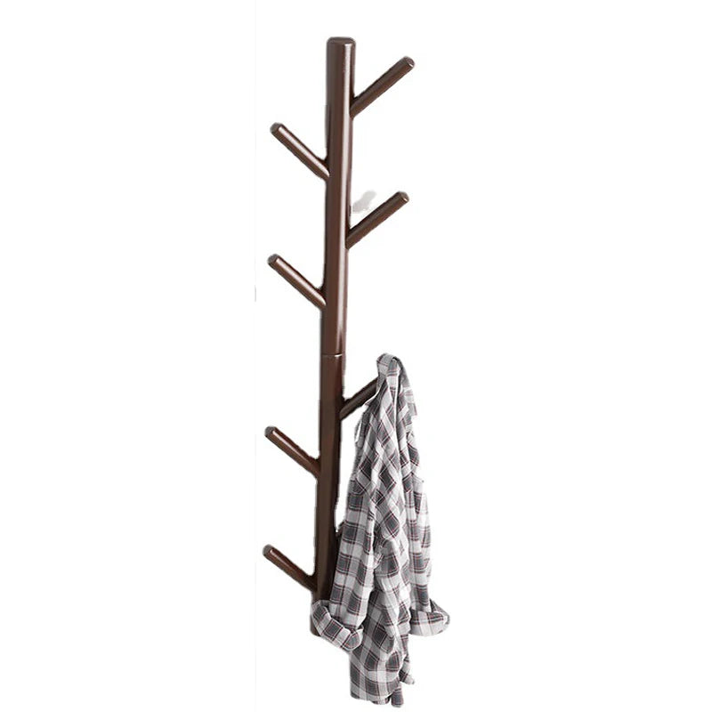 Porte-Manteau Mural Bois – Patère 4 ou 8 Crochets pour l'Entrée
