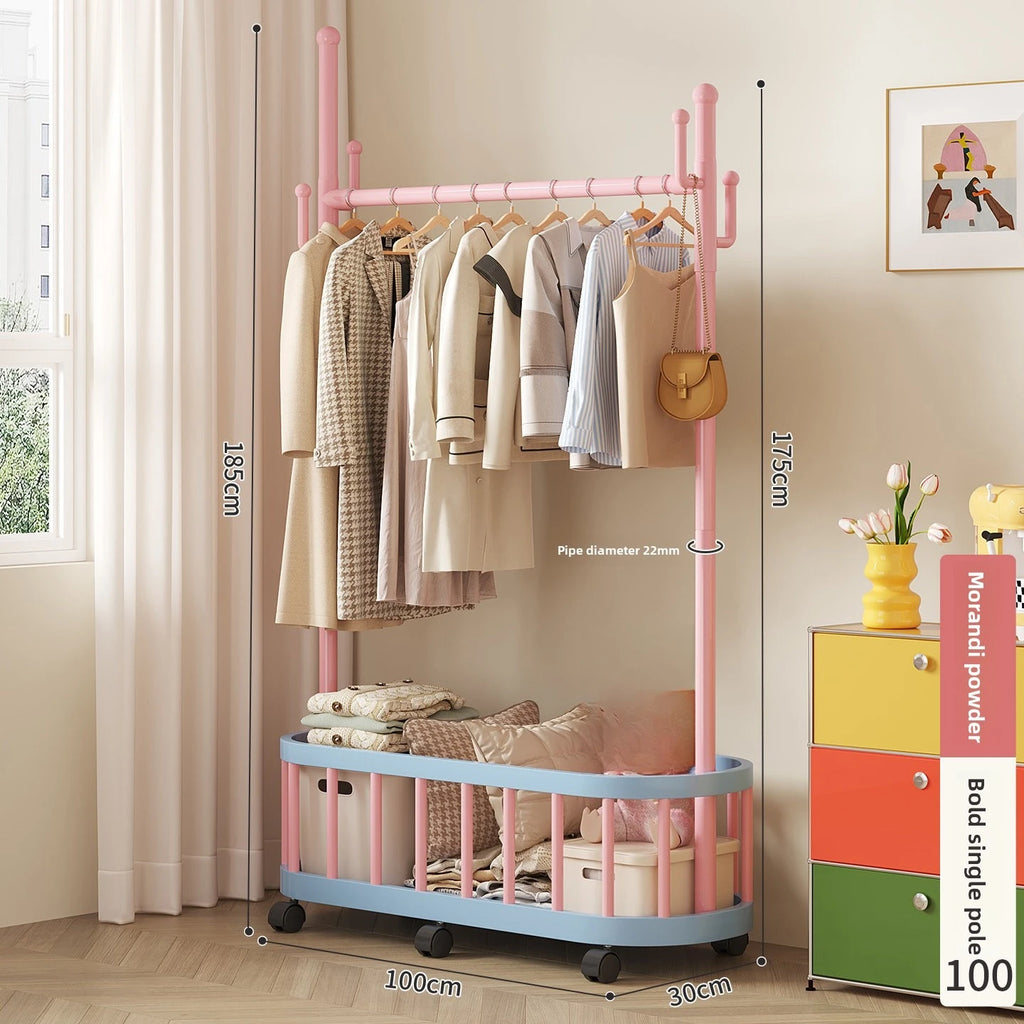Porte-Manteau sur Pied à Roulettes Design – Chambre et Entrée