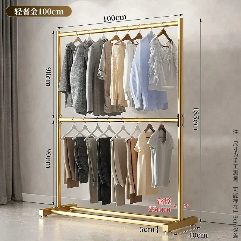 Porte-Manteau sur Pied Métal Pliable – penderie mobile pour chambre