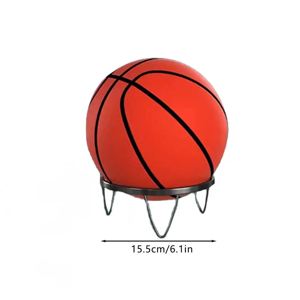 Metal Standing Ball Holder – Basketball Football Volleyball Storage Room