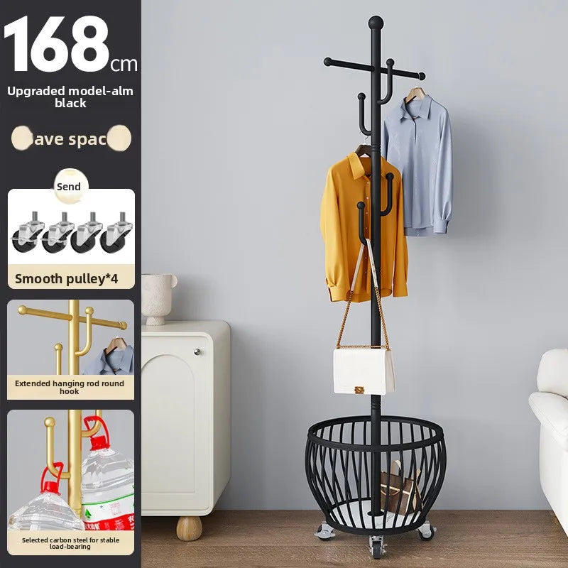 Porte-Manteau sur Pied Métal Design Moderne – Chambre Sans Fouillis