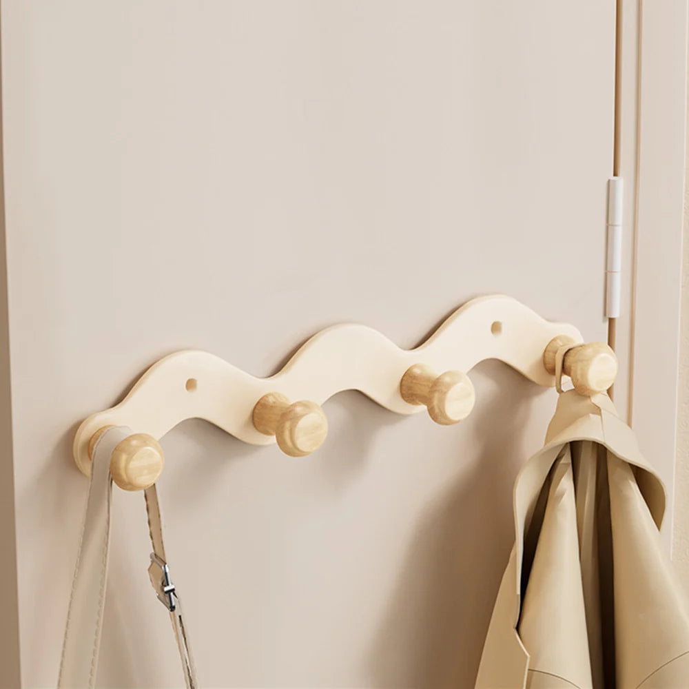 Porte-Manteau Mural Métal Patère 6 Crochets – Entrée & Salle de Bain