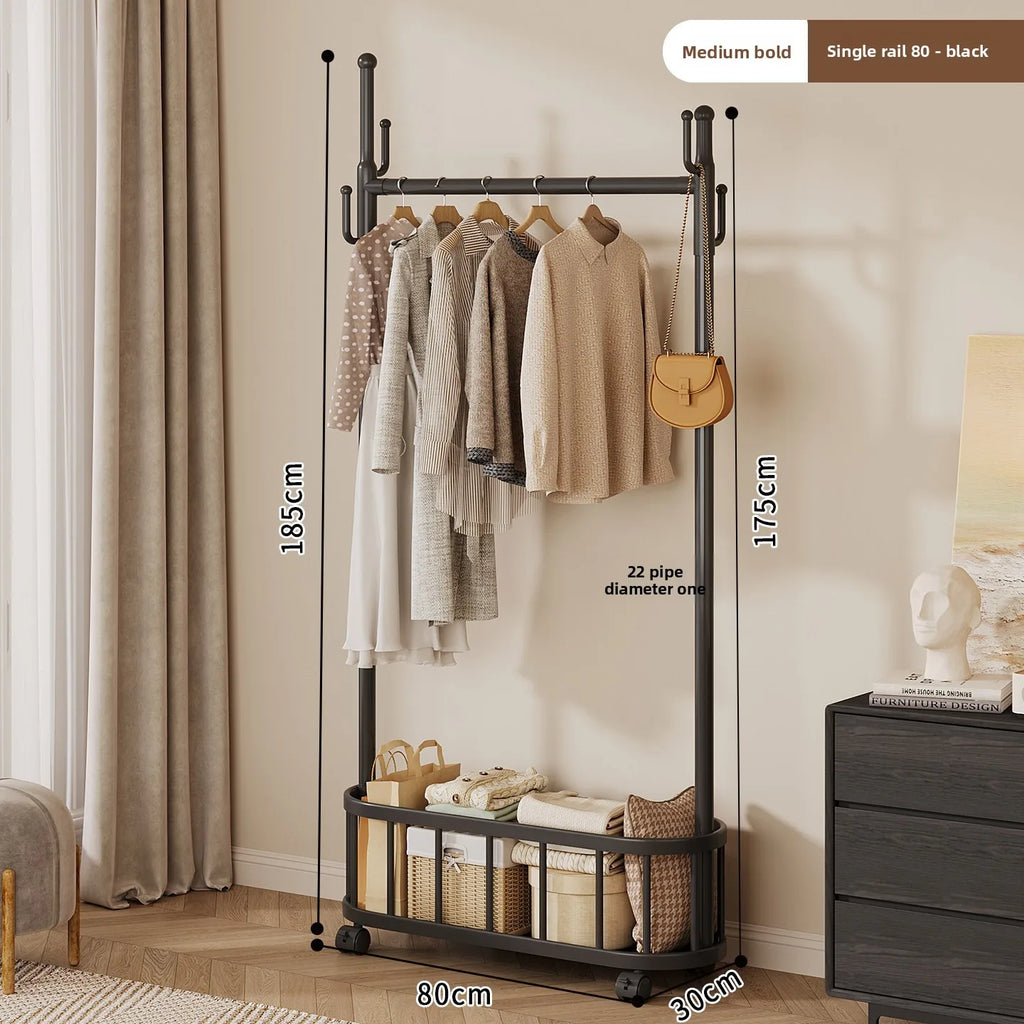 Porte-Manteau sur Pied à Roulettes Design – Chambre et Entrée
