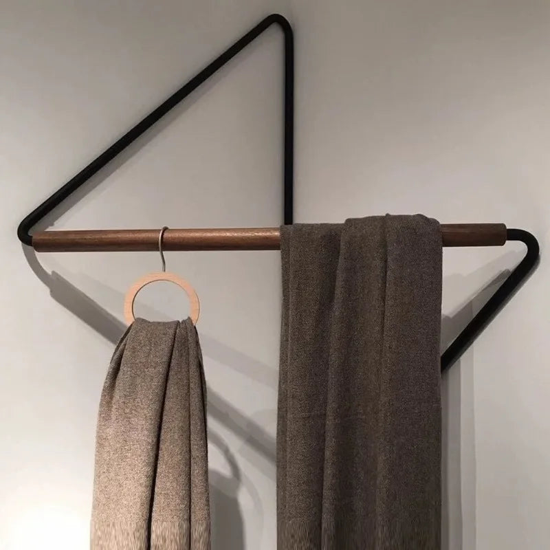 Porte-Manteau Mural Métal Moderne Minimaliste – Design Épuré 3 Tailles